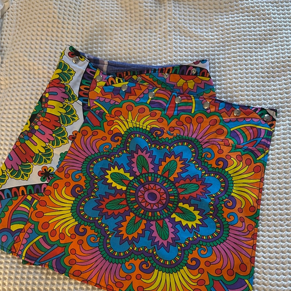 Vibrant Multicolor Women's Mini Skirt